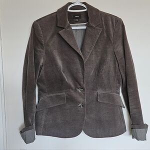 Mexx Taupe Suede Blazer Jacket